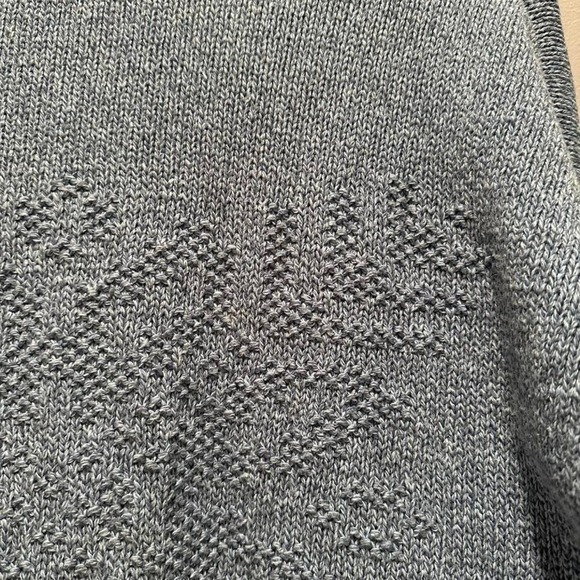 Cotton Country Blue Ski Bum Sweater Size Medium Winter Holiday Christmas - Picture 7 of 7